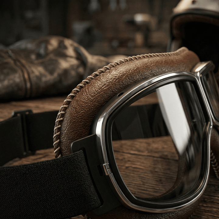Alaric - Vintage-Motorradbrille