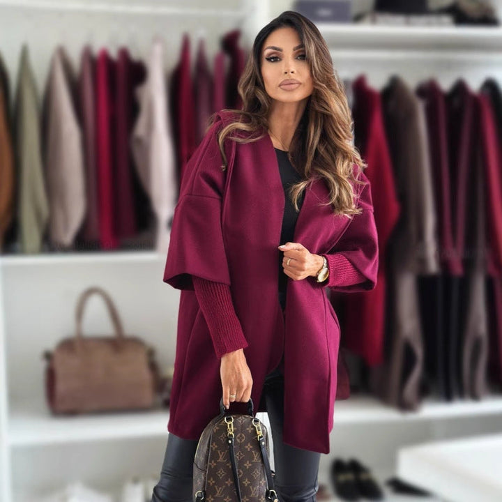 Esteliane - Lässig geschnittener Cardigan mit Cape-Ärmeln