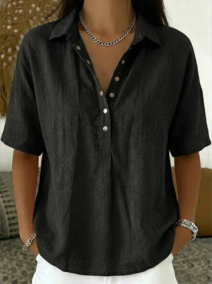 Eulalia - Bluse mit Soft-Touch-Kragen