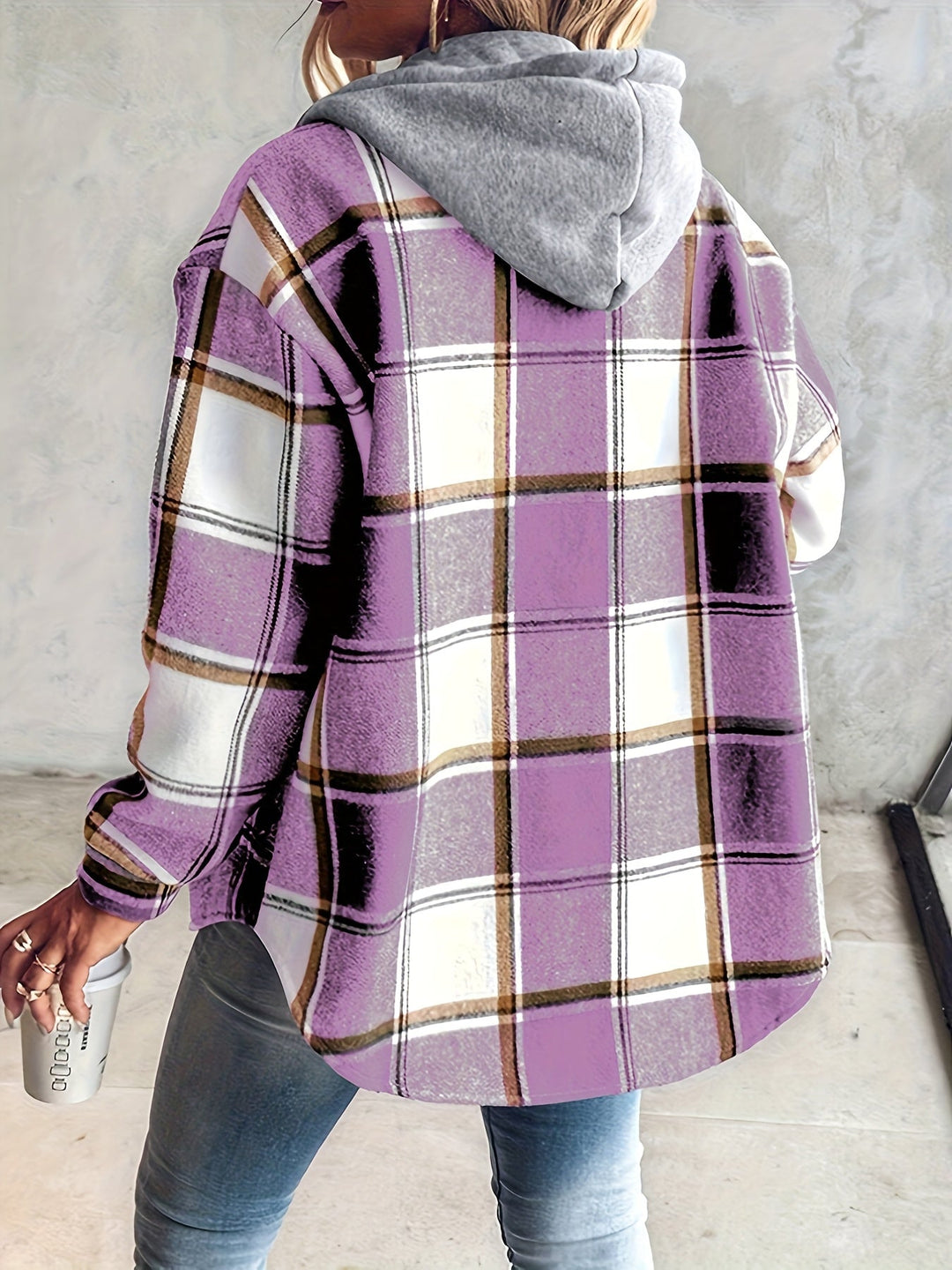 Genevessa - Kapuzen-Hemdjacke mit weicher Haptik