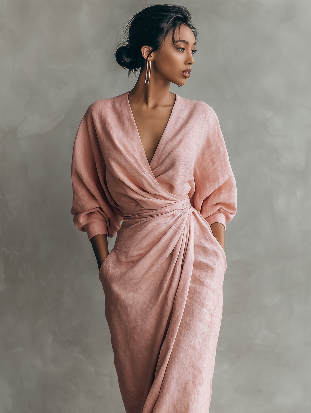 Damaris - luftiges Maxikleid aus Leinen