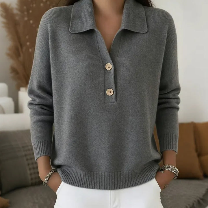 Marcellisse - Extraweicher V-Ausschnitt-Pullover