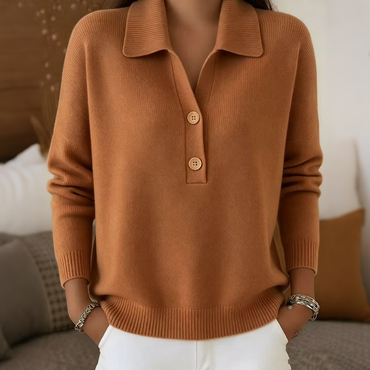 Belisara - Softtouch V-Ausschnitt-Pullover