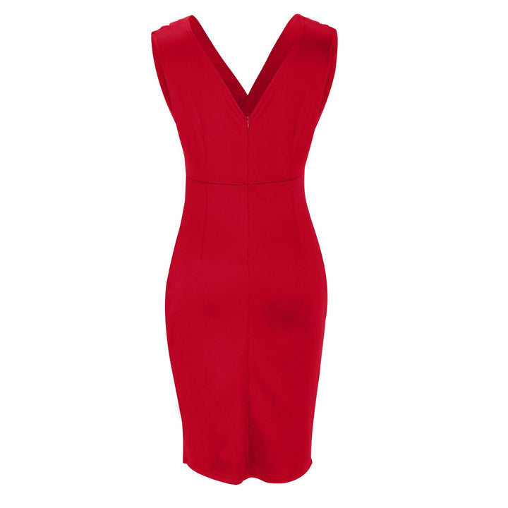 Kaela - Drapiertes, figurformendes Midikleid