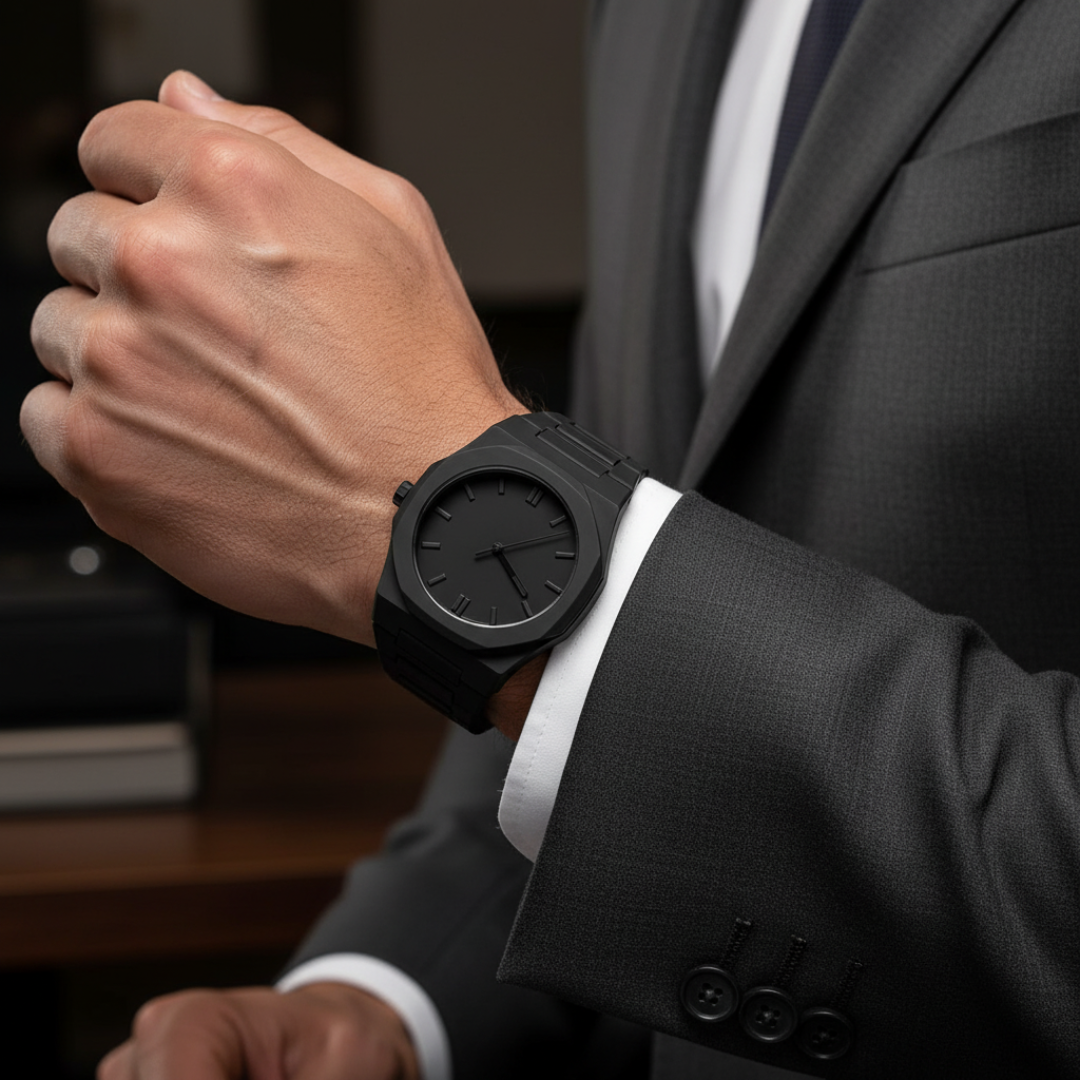 Nevrick - achteckige Stealth-Armbanduhr
