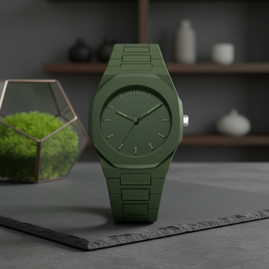 Nevrick - achteckige Stealth-Armbanduhr