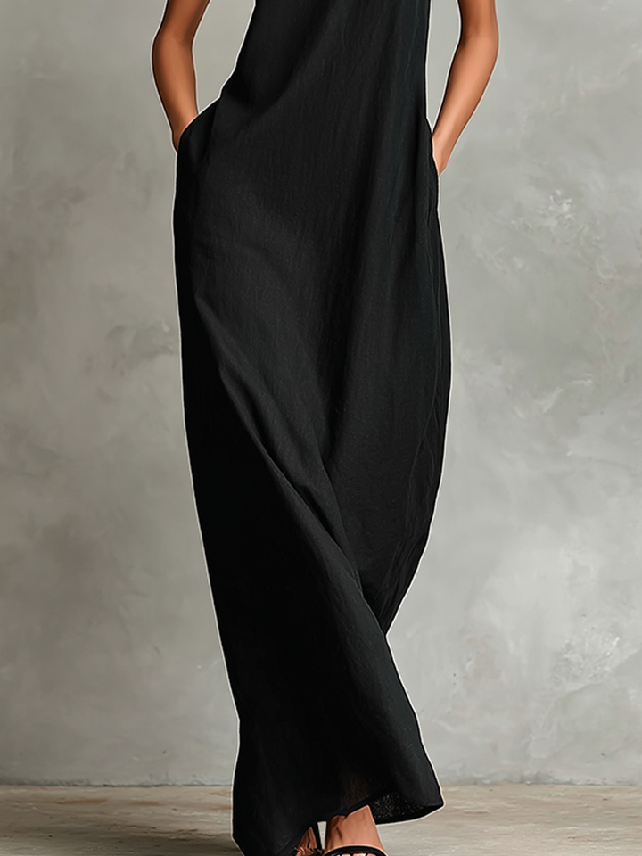 Adelaide - Leichtes Leinen-Maxikleid