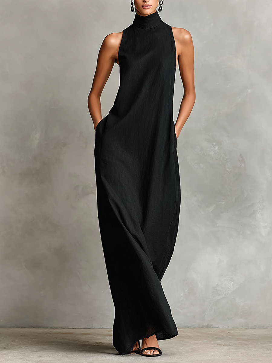 Adelaide - Leichtes Leinen-Maxikleid