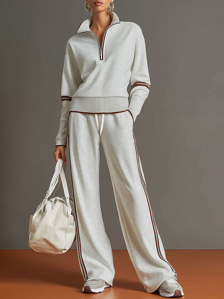Honora - Soft-Touch-Zweiteiler mit weiter Hose