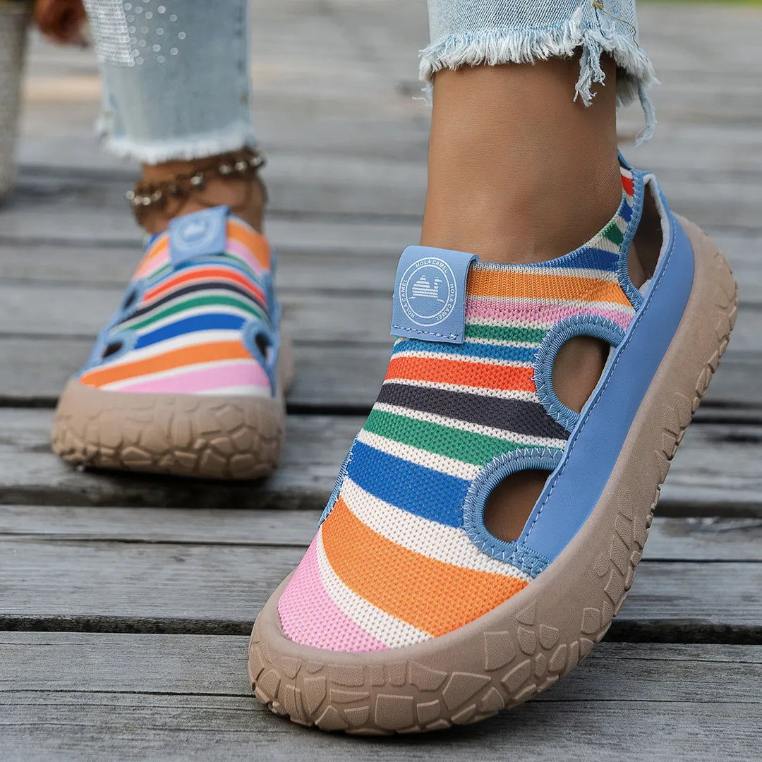 Maelina - Gepolsterte orthopädische Wanderschuhe