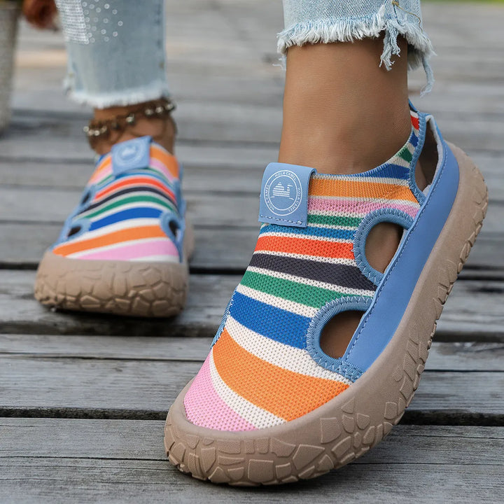 Maelina - Gepolsterte orthopädische Wanderschuhe