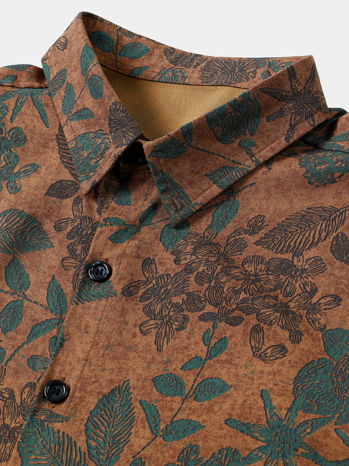 Leoric - Leichtes Kurzarmshirt mit Blumenprint