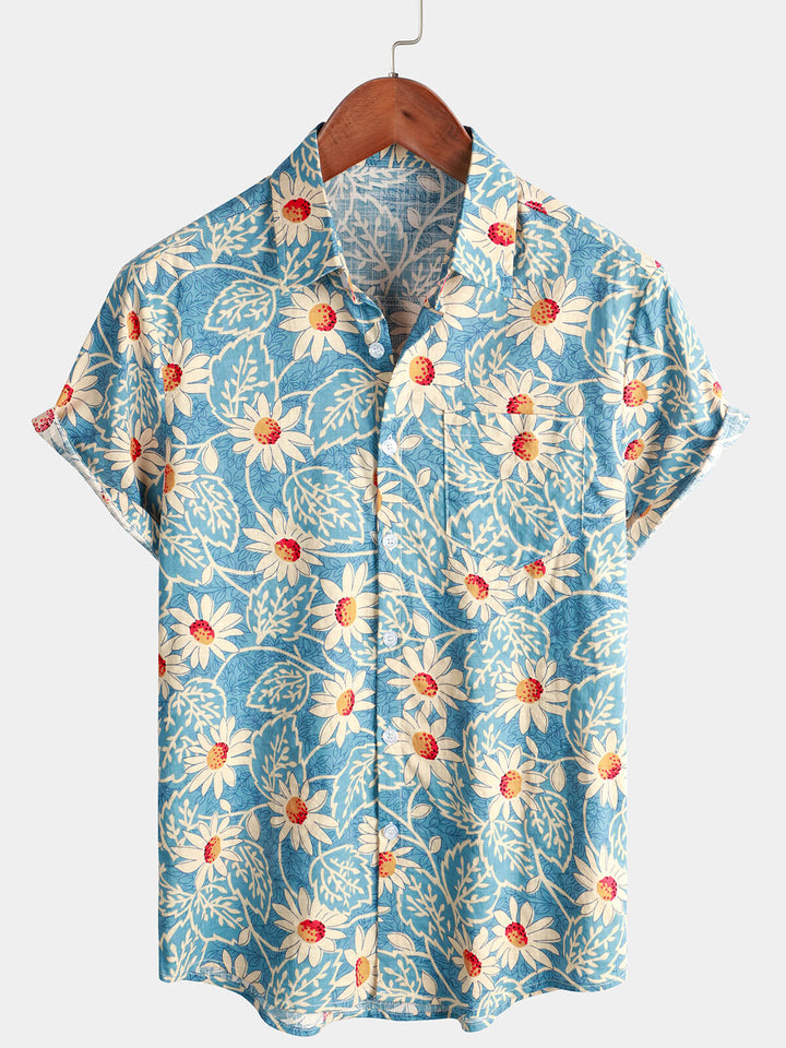 Leoric - Leichtes Kurzarmshirt mit Blumenprint