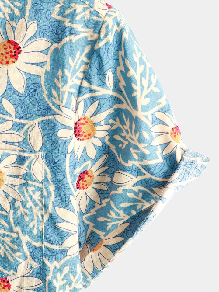 Leoric - Leichtes Kurzarmshirt mit Blumenprint