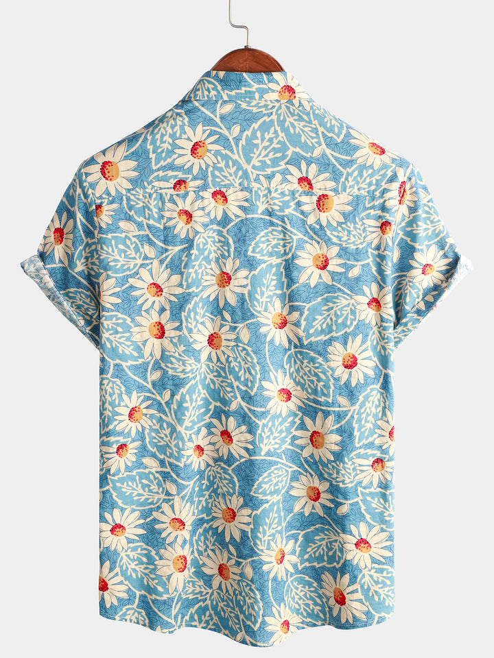 Leoric - Leichtes Kurzarmshirt mit Blumenprint