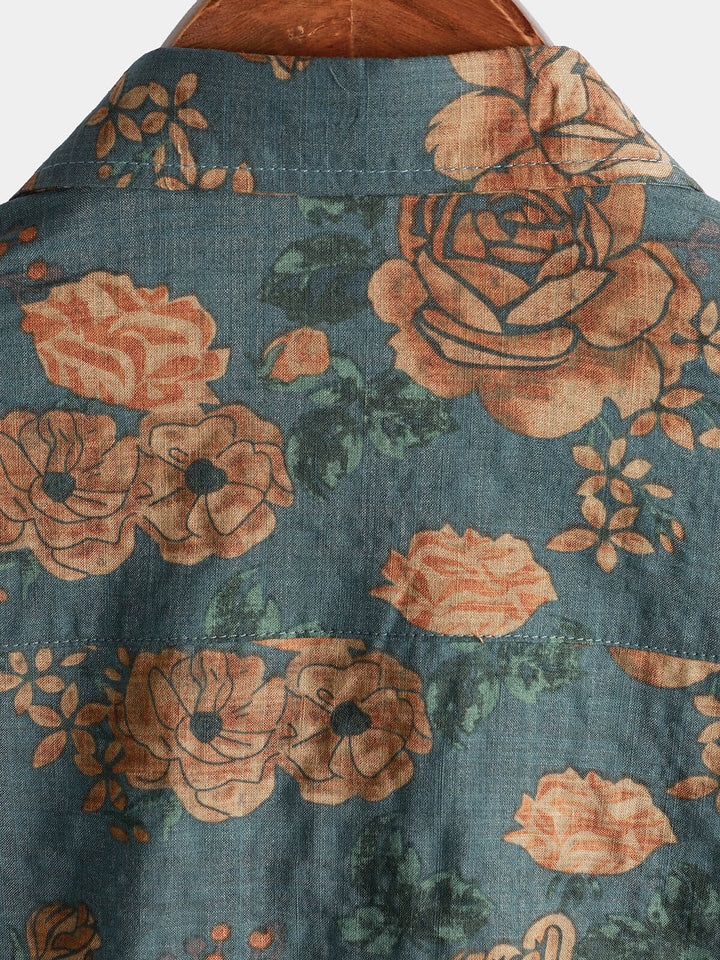 Leoric - Leichtes Kurzarmshirt mit Blumenprint
