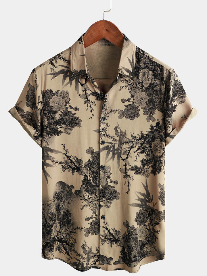 Leoric - Leichtes Kurzarmshirt mit Blumenprint