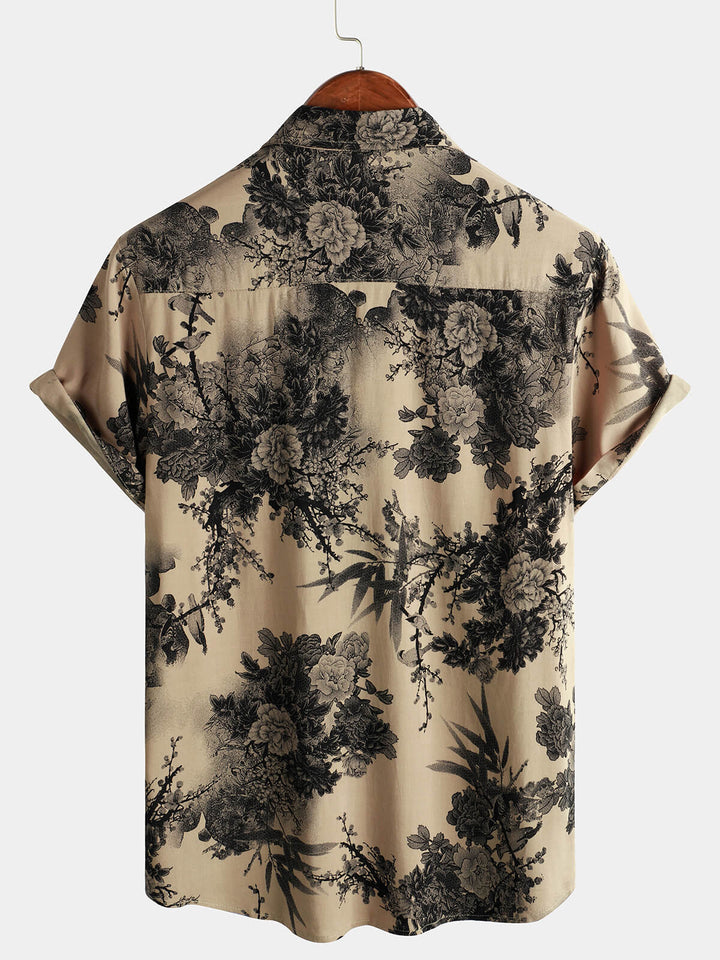 Leoric - Leichtes Kurzarmshirt mit Blumenprint
