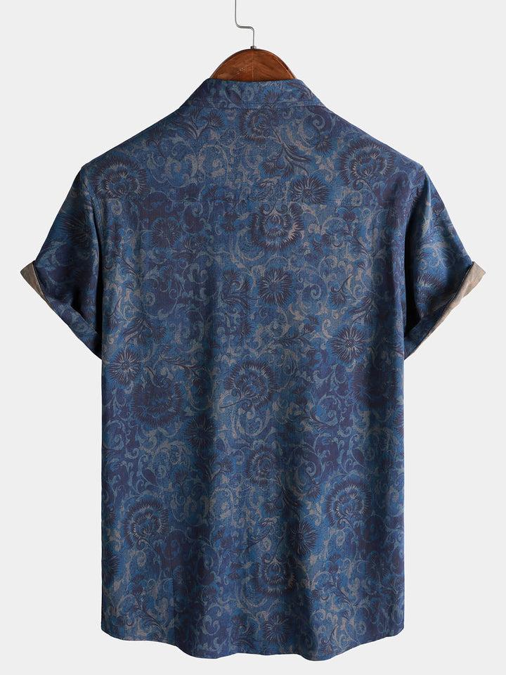 Leoric - Leichtes Kurzarmshirt mit Blumenprint