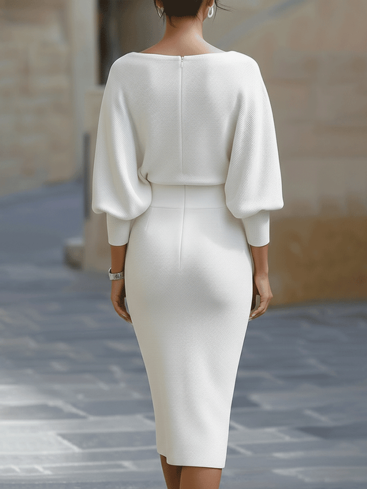 Avalon - Softtouch-Midikleid mit Fledermausärmeln