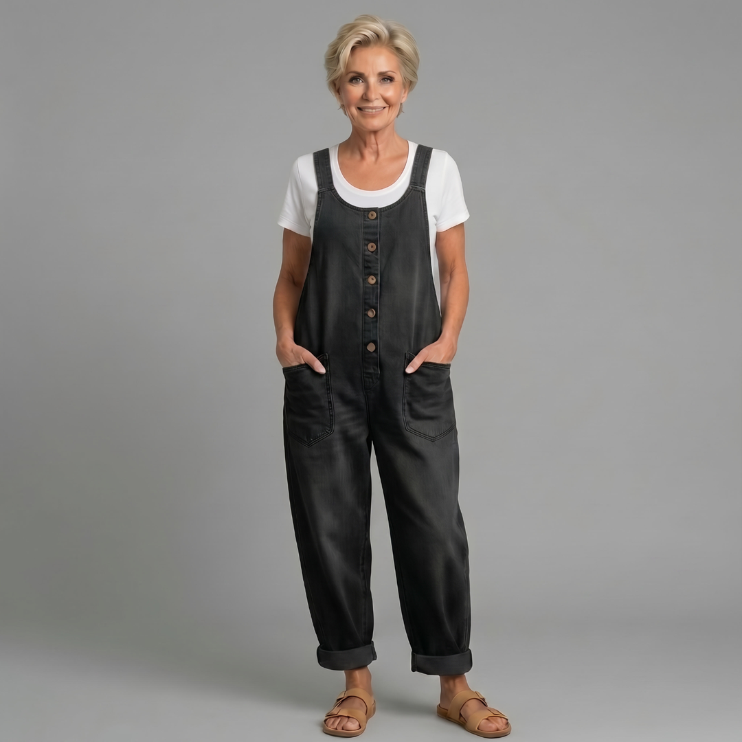 Rowella - Weiche, weit geschnittene Latzhose