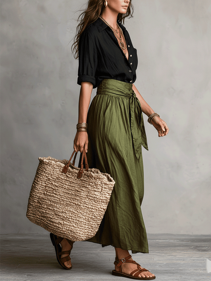 Estella - eleganter Zweiteiler aus Bluse und Midirock