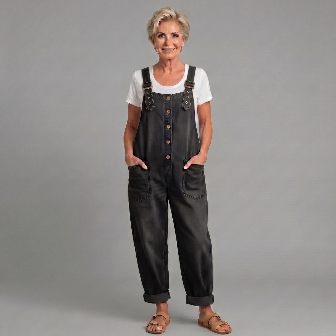 Rowella - Weiche, weit geschnittene Latzhose