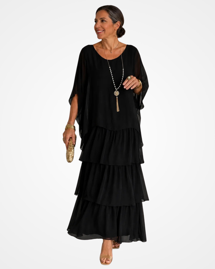 Sylvia - Fließendes Maxikleid mit weichem Griff