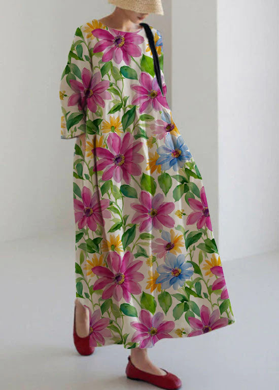 Olive - luftiges Patchwork-Kleid