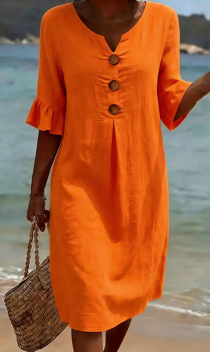 Jonquil - Freizeitkleid mit Knopfleiste vorn