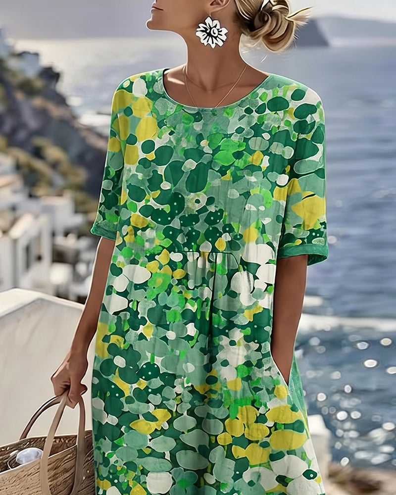 Adria - A-Linien-Midikleid mit weichem Griff