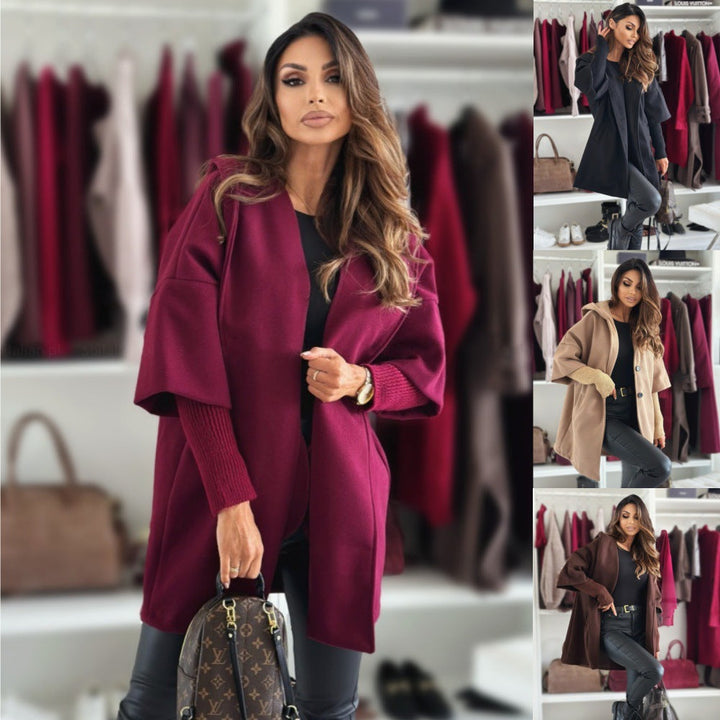 Esteliane - Lässig geschnittener Cardigan mit Cape-Ärmeln