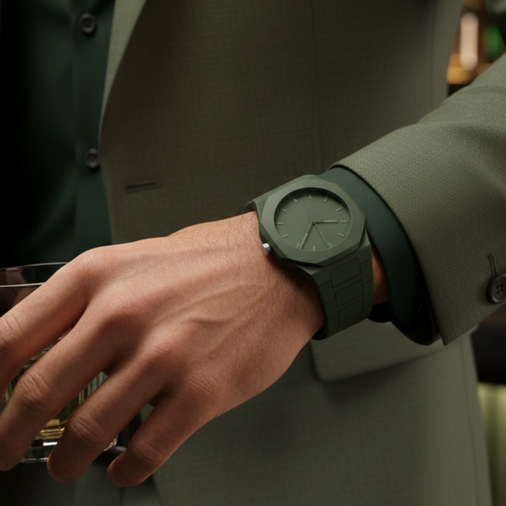 Nevrick - achteckige Stealth-Armbanduhr