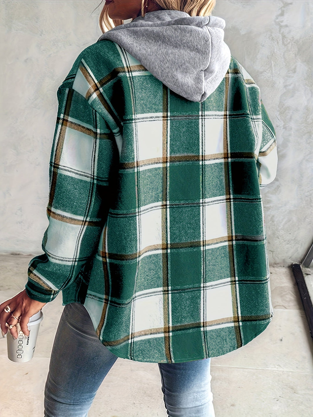 Genevessa - Kapuzen-Hemdjacke mit weicher Haptik