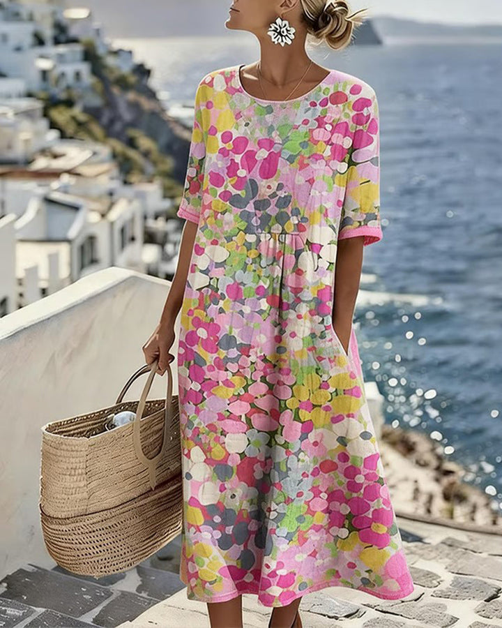 Adria - A-Linien-Midikleid mit weichem Griff