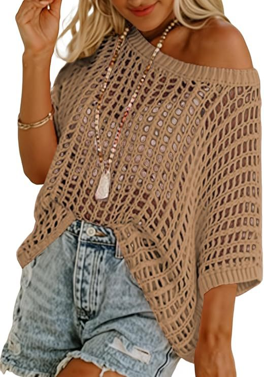 Hallie - Luftiges Ajour-Stricktop