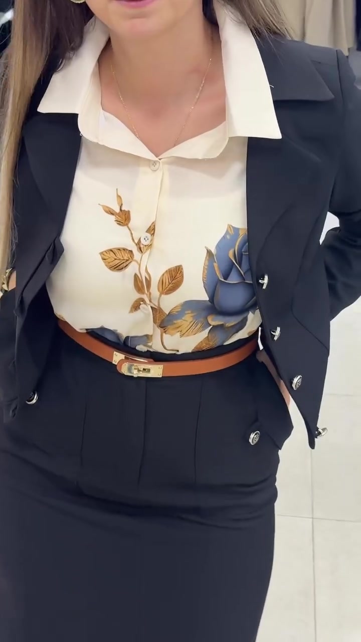 Xavina - maßgeschneidertes Blazer-Rock-Kostüm