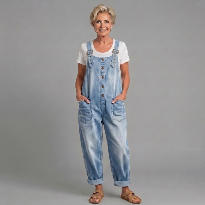 Rowella - Weiche, weit geschnittene Latzhose