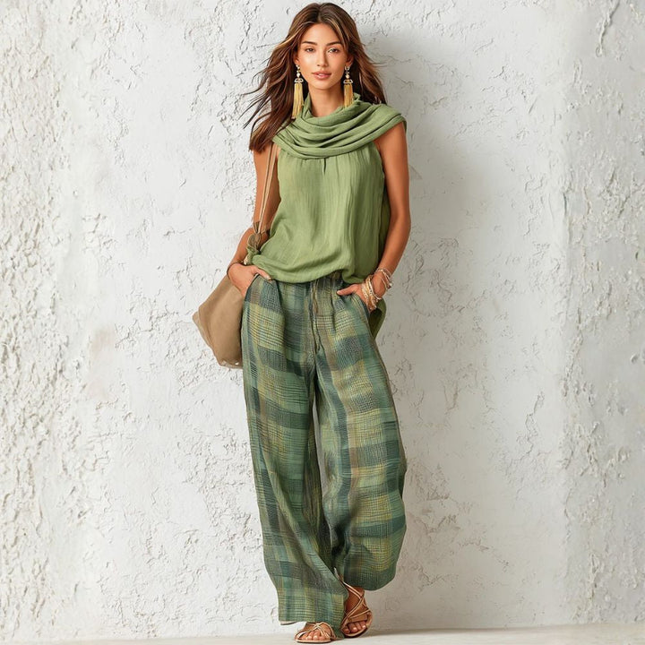 Bernice - Lässiges zweiteiliges Hosen-Set