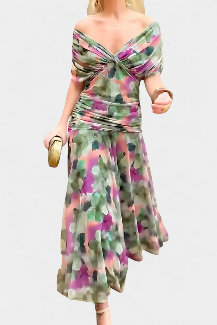 Tamsyn - Florales Maxikleid mit weicher Haptik