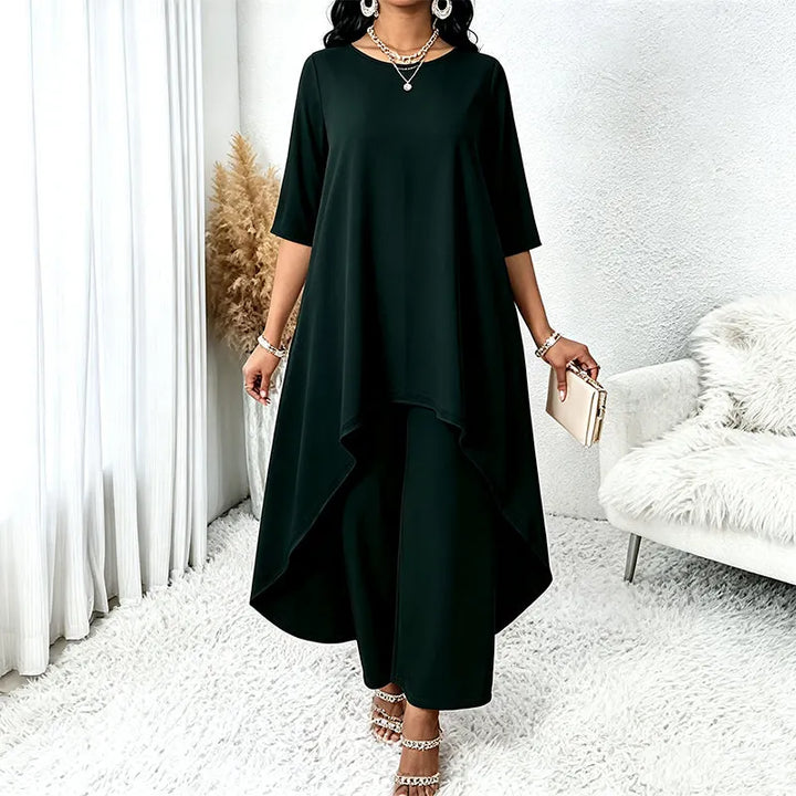 Laurivelle - Soft-Touch Plus Size Maxikleid