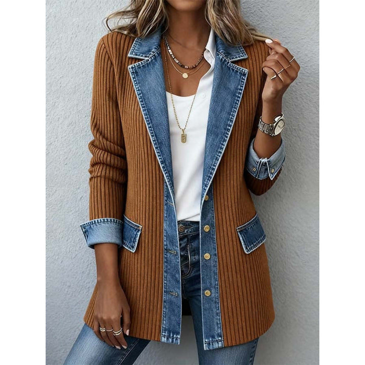 Queensley - Premium-Jacke mit Kontrastbesatz