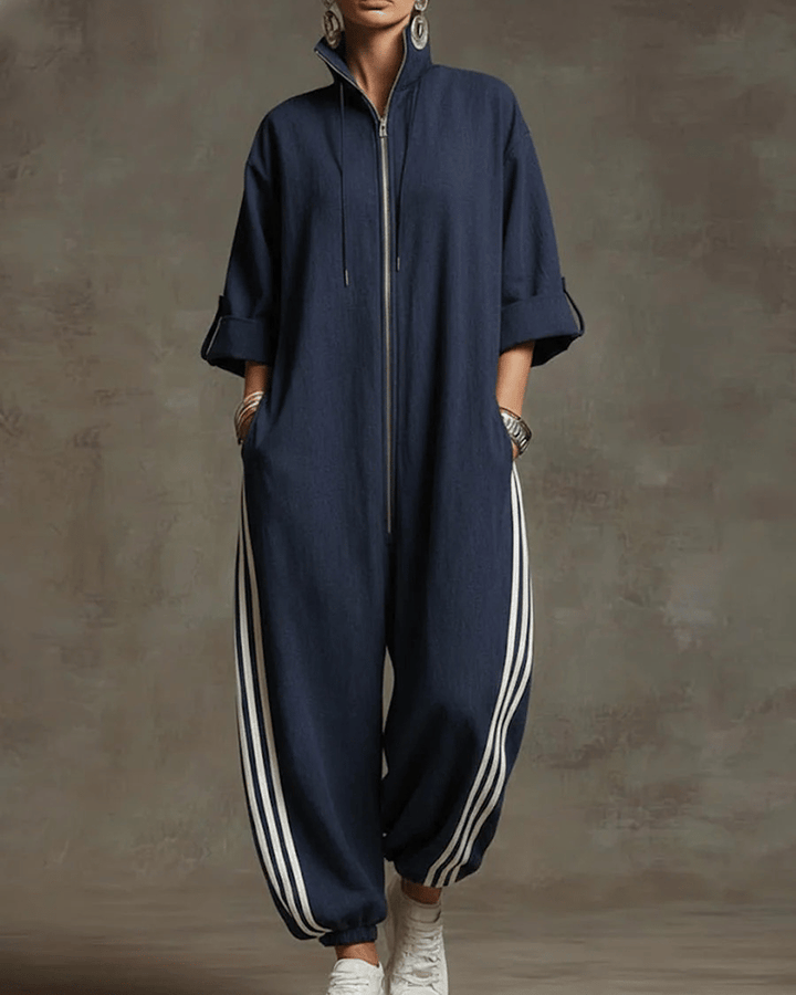 Lurelle - Jumpsuit mit Frontreißverschluss