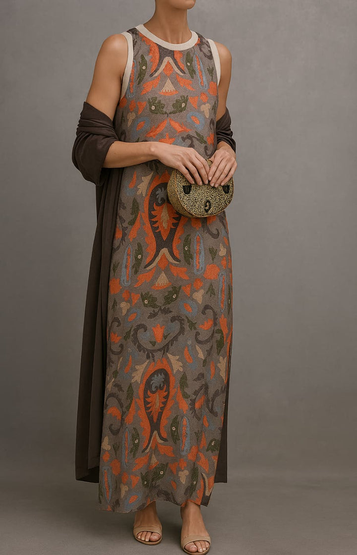 Arlisse - Premium zweiteiliges Set aus Kleid und Weste