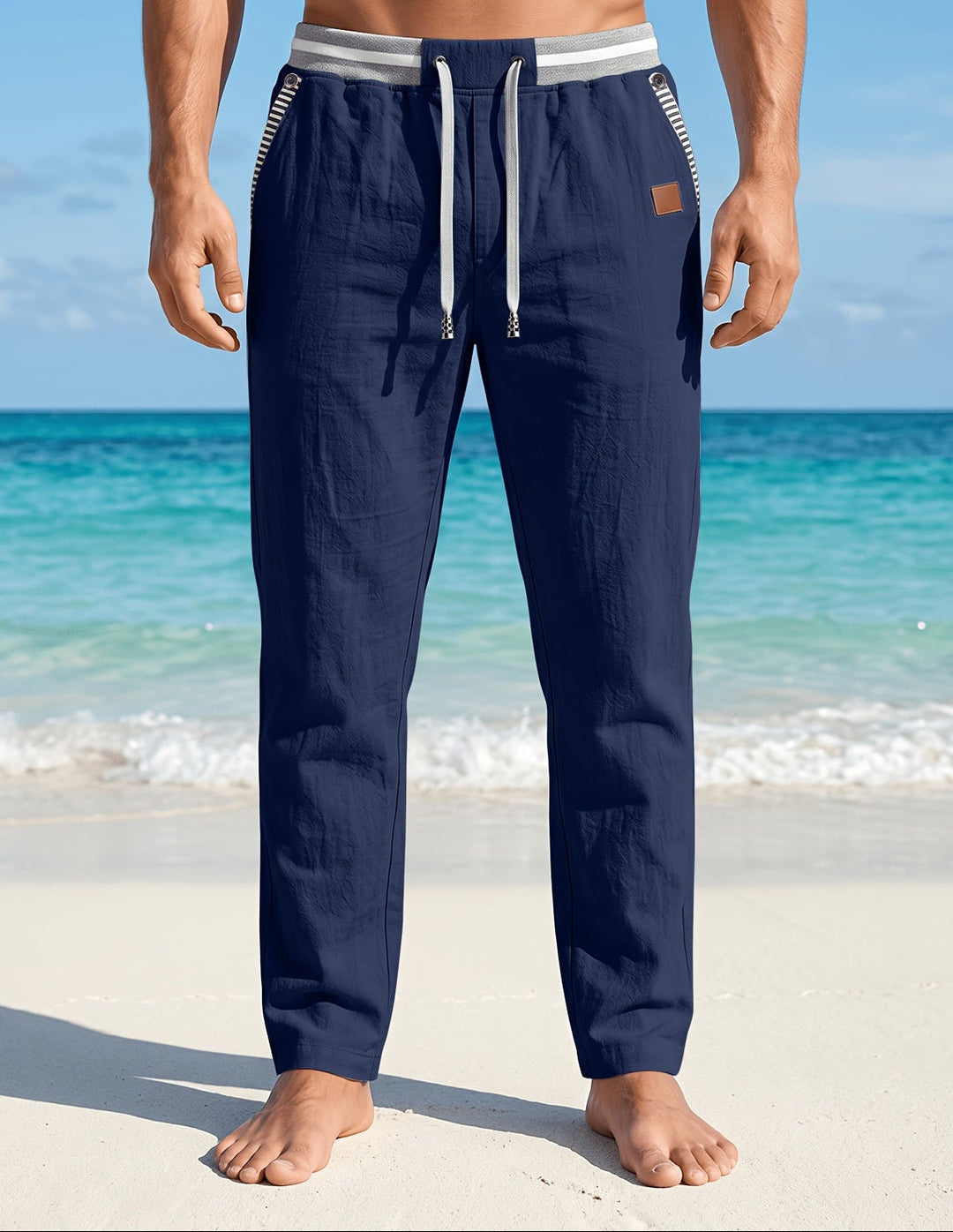 Branford - leichte Leinenhose