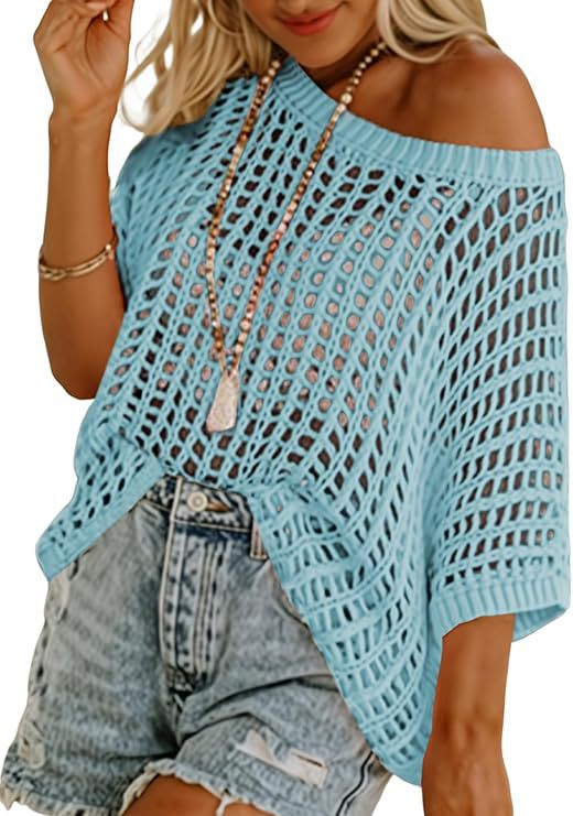 Hallie - Luftiges Ajour-Stricktop