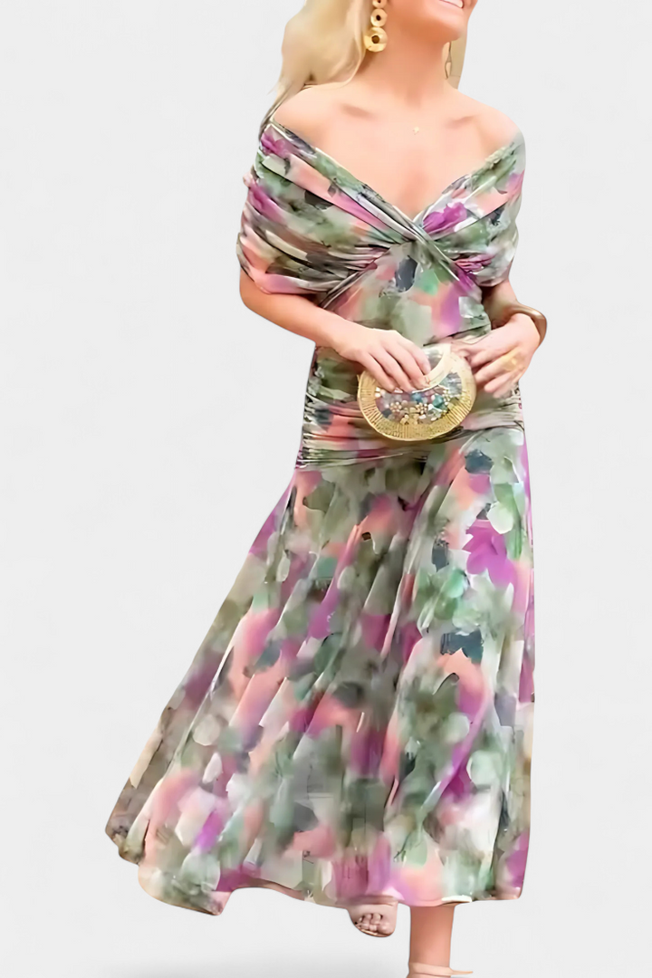 Tamsyn - Florales Maxikleid mit weicher Haptik