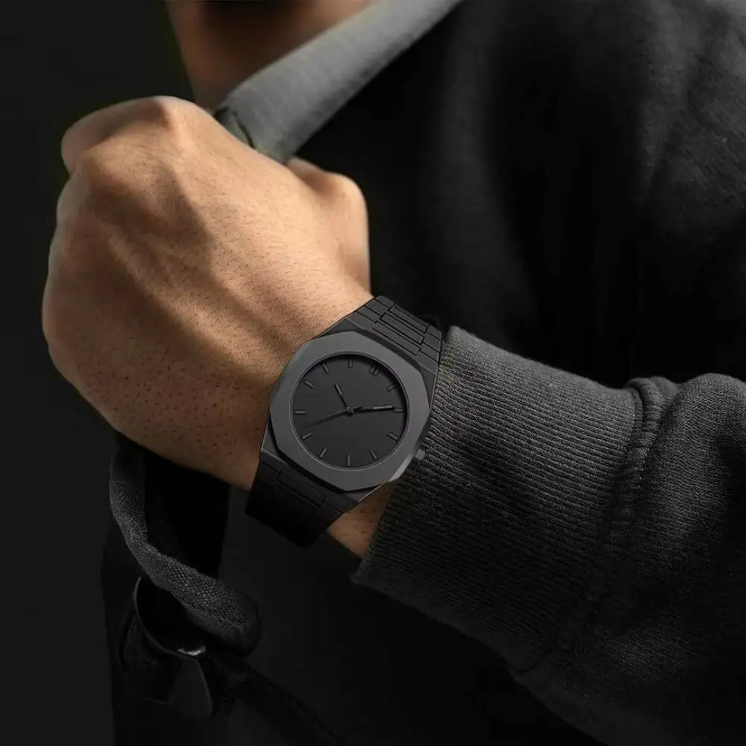 Nevrick - achteckige Stealth-Armbanduhr