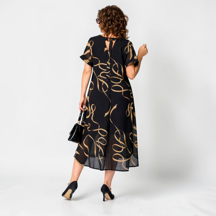 Ismara - Leichtes Midikleid mit V-Ausschnitt