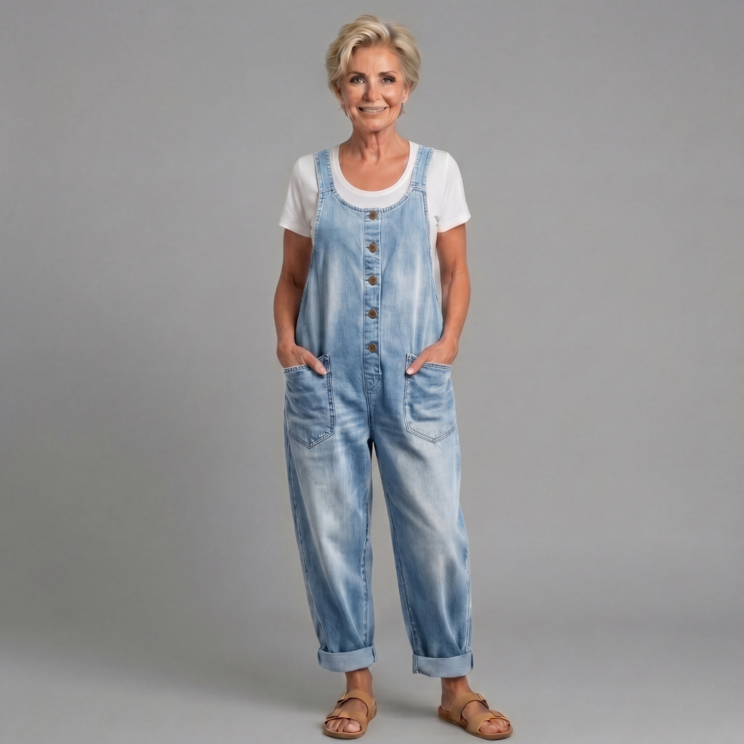 Rowella - Weiche, weit geschnittene Latzhose